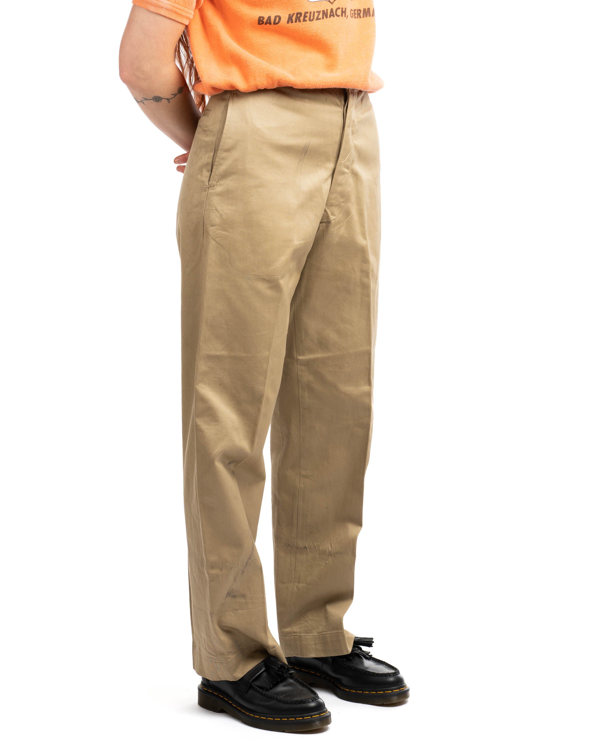 50's Officer Chinos - 25” x 30.5” – Kissing Booth
