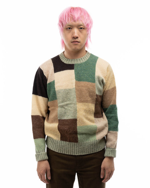 80’s Paneled Sweater - Large