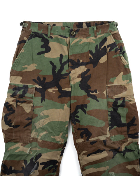 80’s Woodland Camo Pants - 33” x 30.5”