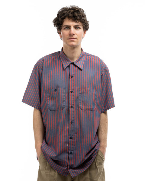 80’s Red Kap Striped Work Shirt - XL