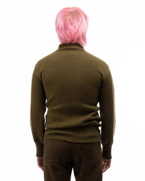 WW2 High Neck Wool Sweater - Small