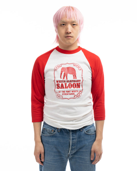 70’s Elephant Saloon Raglan Tee - Small