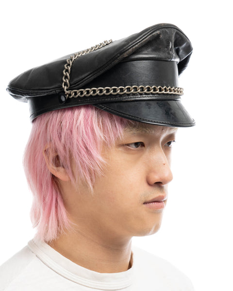 80’s Leather Club Hat - 7 3/8