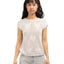 80’s Sheer Heart Knit Top - Small