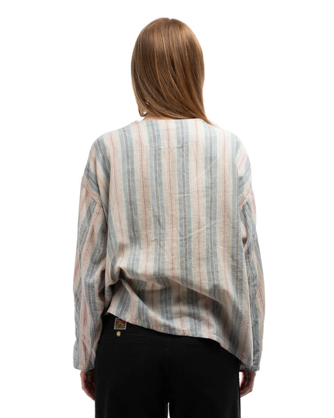 40’s Faded Striped Shirt - Large