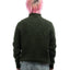 70’s Heavy Wool Mock Neck Sweater - Large