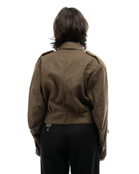 40’s British Cropped Wool Jacket - Medium