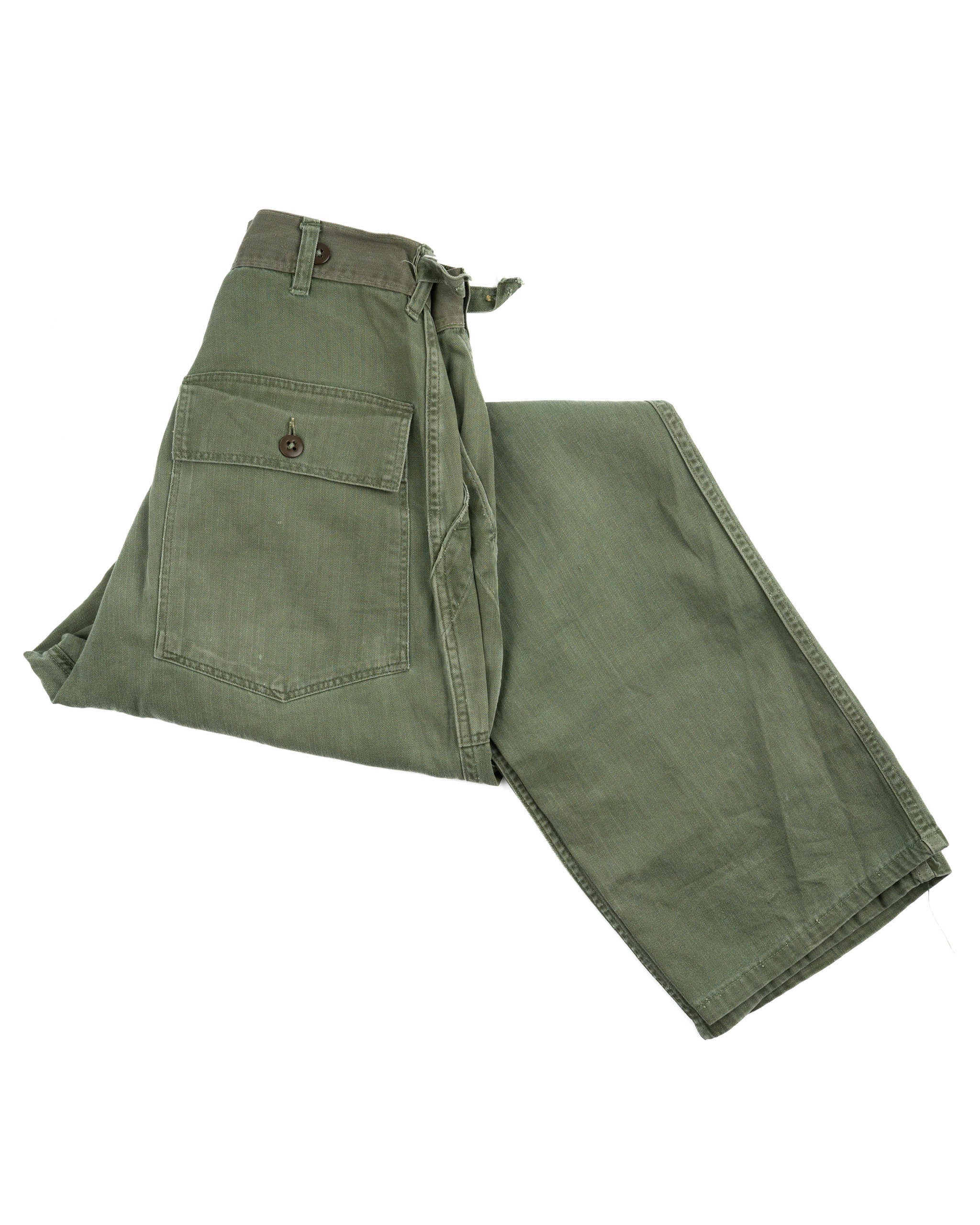 40's 1947 Model HBT Baker Pants - 26” x 32” – Kissing Booth