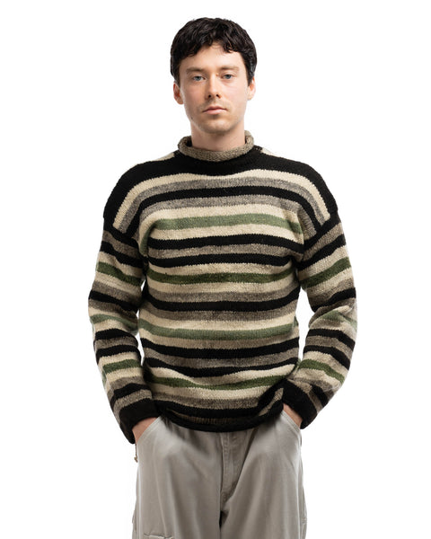 60’s Hand Knit Turtleneck Sweater - Medium