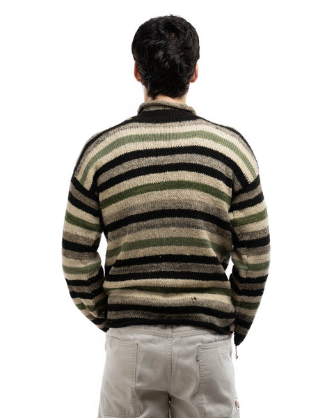 60’s Hand Knit Turtleneck Sweater - Medium
