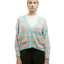 80’s Striped Knit Cardigan - Small