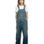 50’s Wreath Button Denim Overalls - Medium Short