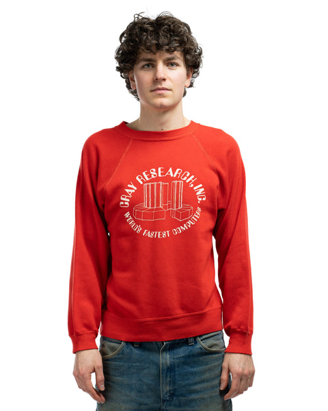 80’s Gray Research Computers Sweatshirt - Small