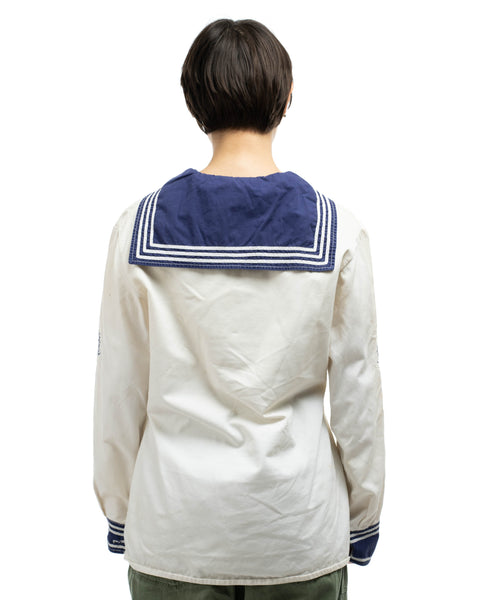 60's Sailor Blouse - Medium