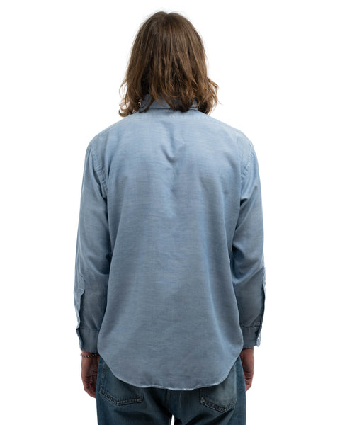 70’s Oxford Chambray Button-Down - Large