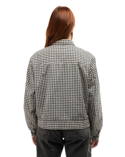 50's Houndstooth Ricky Jacket - Large
