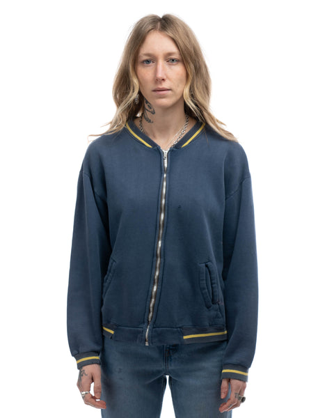 50’s Zip-Up Cardigan Sweatshirt - Medium