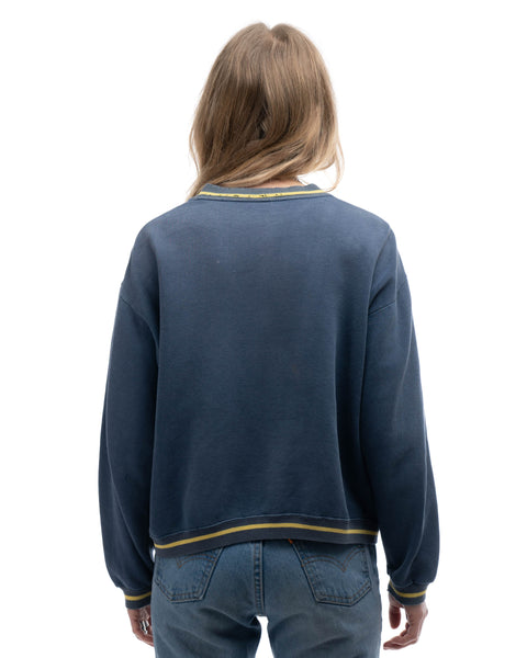 50’s Zip-Up Cardigan Sweatshirt - Medium