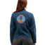 60's Patched Coast Guard Denim Coat - Small
