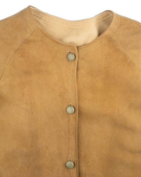 40’s Buckskin Cardigan Jacket - Small