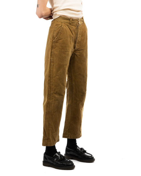 50’s Bullseye Bill Canvas Hunting Trousers - 26” x 27”