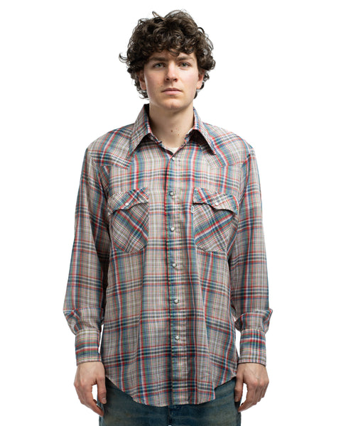 70’s Levi’s Pearl Snap Western Shirt - Medium