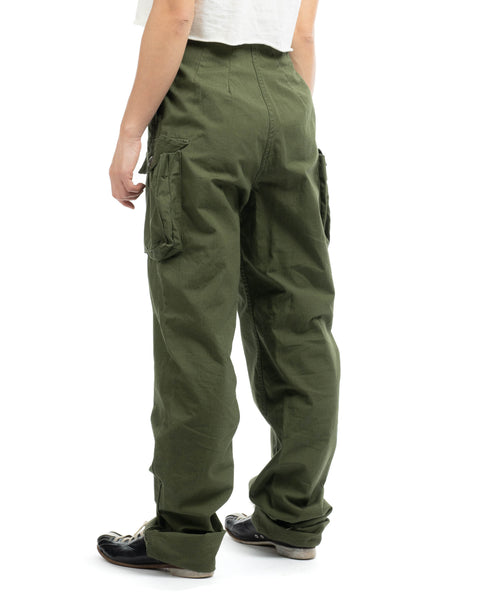 70’s Side Button Poplin Pants - 21” x 30”