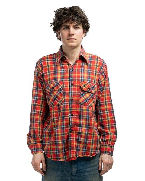 80’s Repaired 5 Brothers Flannel - Medium