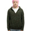 70's Hooded Knit Sweater - Medium