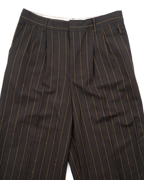70's Pinstriped Trousers -  28" x 27"