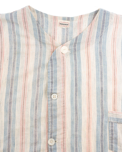 40’s Faded Striped Shirt - Large