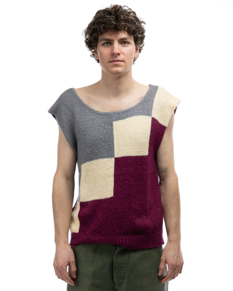 80’s Blocked Sweater Vest - Medium