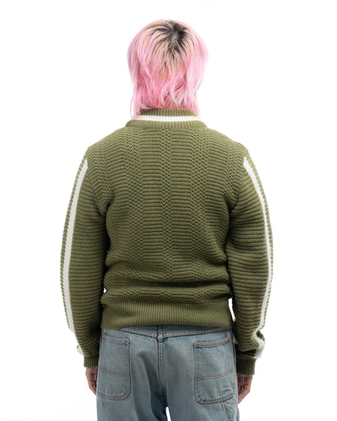 60’s Chunky Campus Sweater - Medium