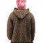 70's Hooded Knit Sweater - Medium