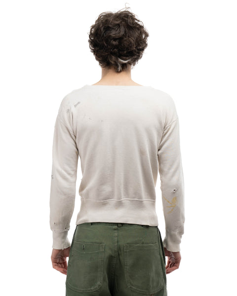50’s Asymmetrical Zip-Up Sweatshirt - Small