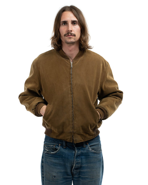 70’s Japanese Faux Suede Jacket - Large