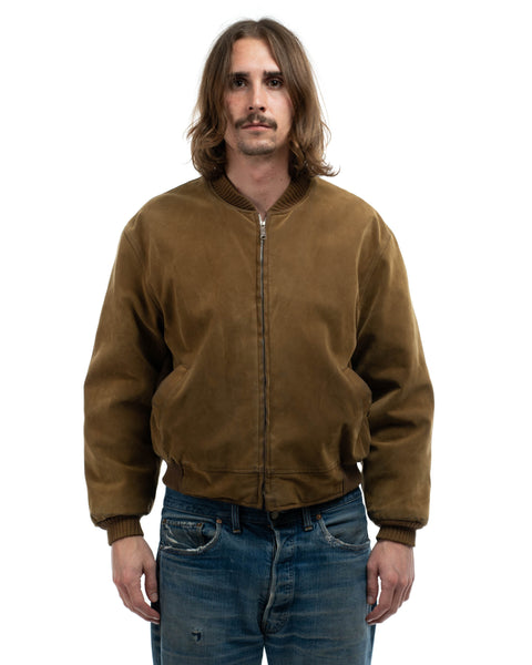 70’s Japanese Faux Suede Jacket - Large