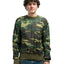 80’s Camo Thermal Sweatshirt - Medium