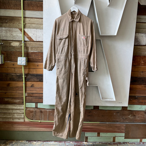 60’s Thrashed Powr House HBT Coveralls - Medium