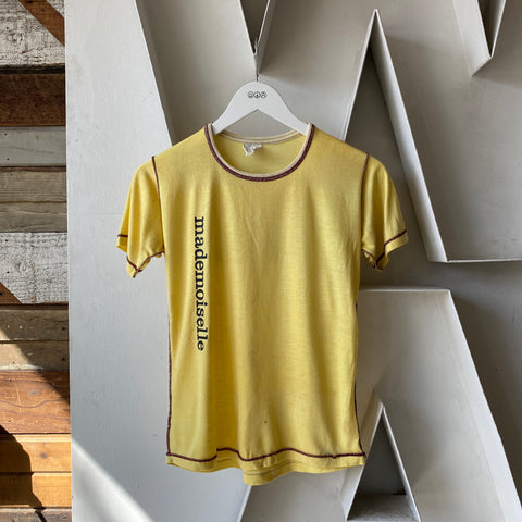 70's Mademoiselle Inside Out Tee - W's Medium