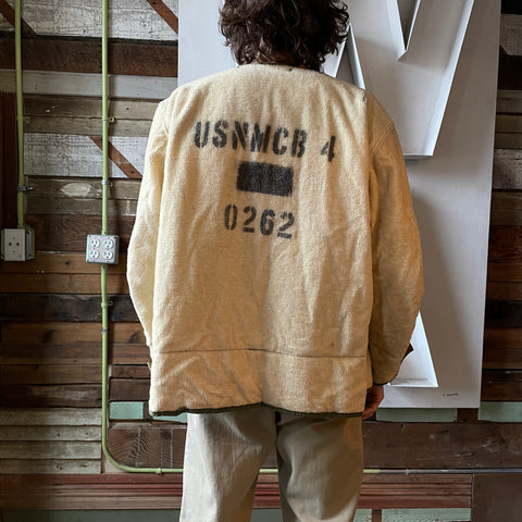 50's USN Stenciled Liner Jacket - Large