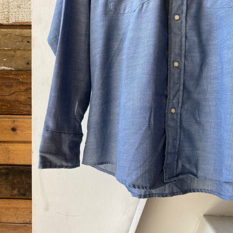 70's Olympia Selvage Chambray - Large