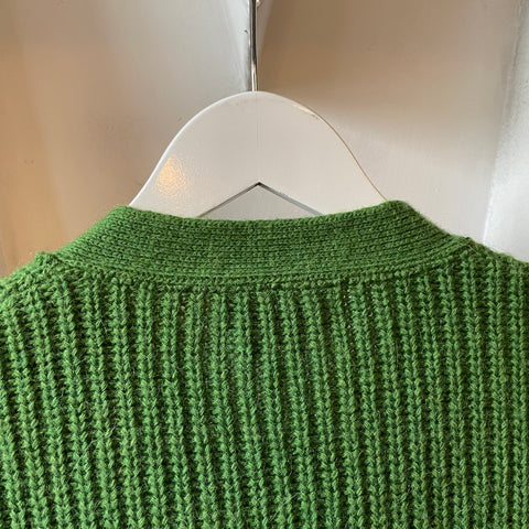60’s Wool Zip Sweater - XL