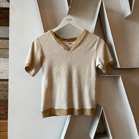 70’s Terrycloth Ringer Tee - XS