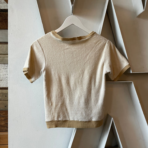 70’s Terrycloth Ringer Tee - XS