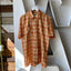 70's Orangecicle Plaid - Large