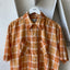 70's Orangecicle Plaid - Large