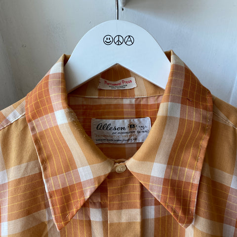 70's Orangecicle Plaid - Large