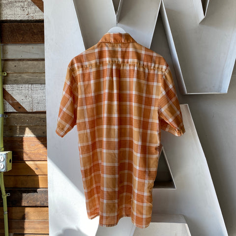 70's Orangecicle Plaid - Large
