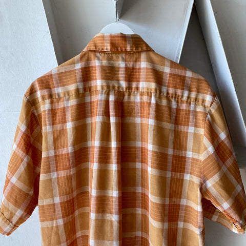 70's Orangecicle Plaid - Large